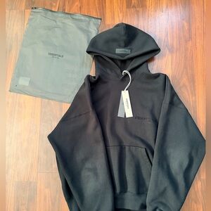 Essentials Black Hoodie